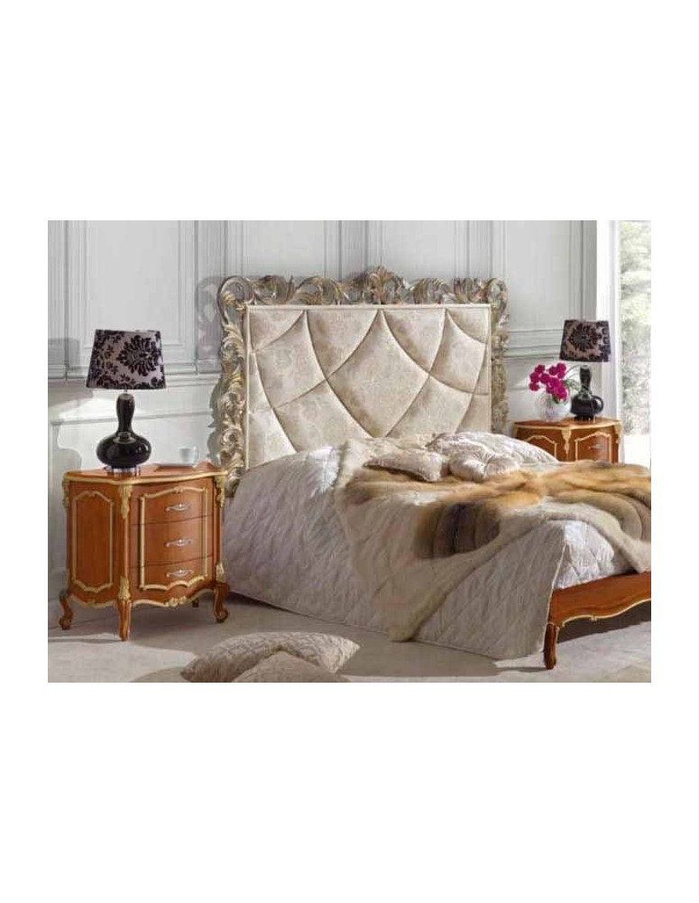 COMODINO 3 CASSETTI SAGOMATO CON INTAGLI