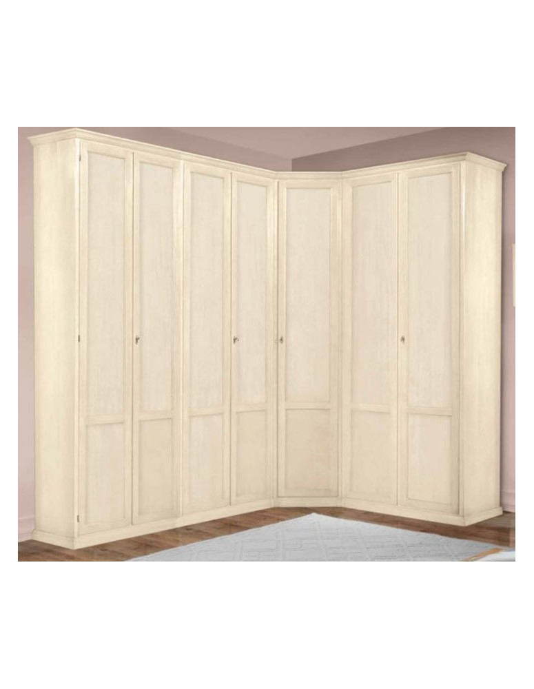 ARMADIO 7 ANTE ANGOLARE LACCATO