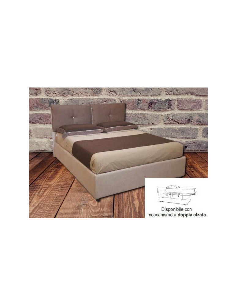 LETTO MATRIMONIALE CON CONTENITORE