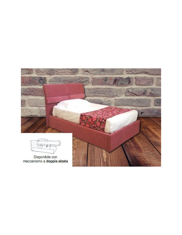 LETTO CON RETE A DOGHE