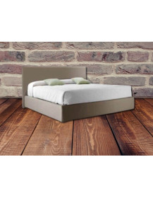 LETTO CON CONTENITORE E RETE A DOGHE