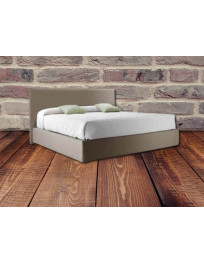 LETTO CON CONTENITORE E RETE A DOGHE