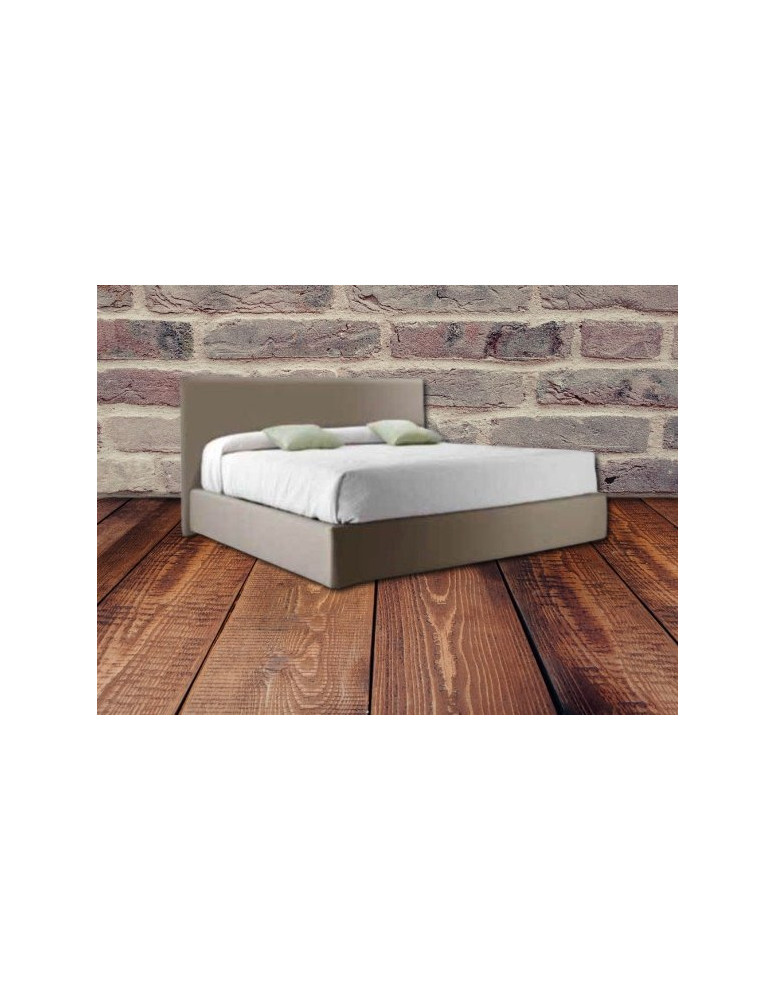 LETTO CON CONTENITORE E RETE A DOGHE