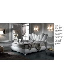 LETTO CON CONTENITORE TESTILE A RAGGERA