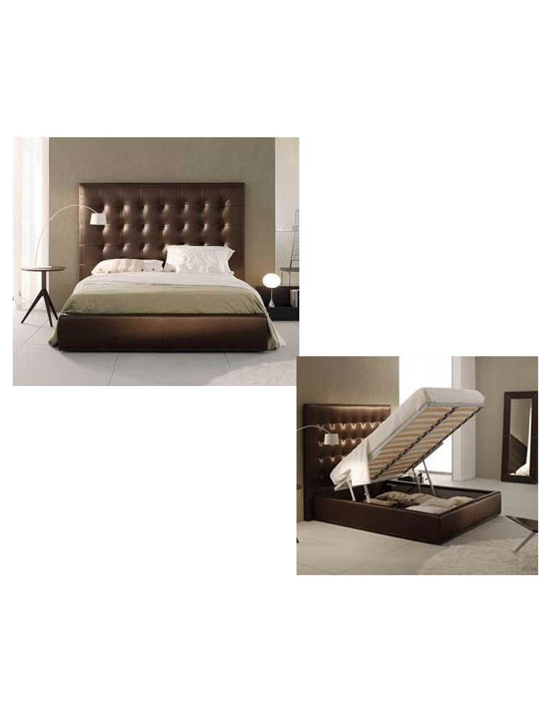 LETTO IMBOTTITO CONTENITORE