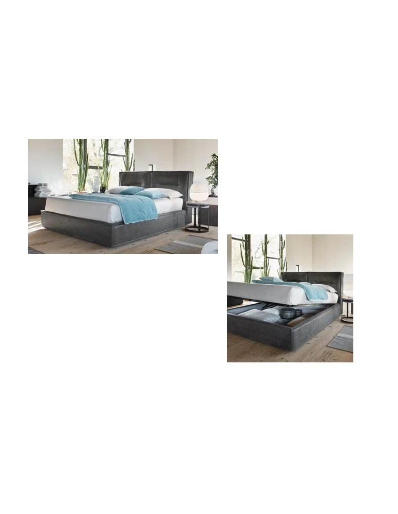 LETTO TESTIERA CON DUE CUSCINI