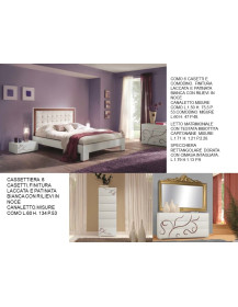 COMO 6 CASETTI E COMODINO E LETTO MATRIMONIALE