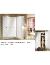 ARMADIO AD ANGOLO A 6 ANTE A BATTENTE