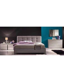 LETTO QUADRETTONI FANGO