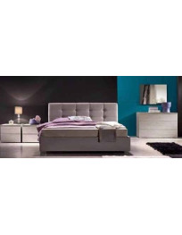 LETTO QUADRETTONI FANGO