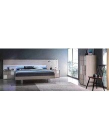 LETTO CON PANNELLO ILLUMINATO