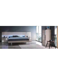 LETTO CON PANNELLO ILLUMINATO