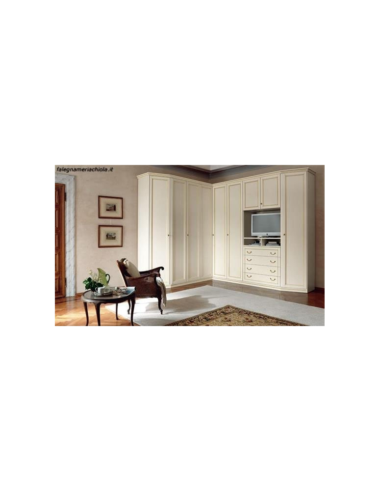 ARMADIO AD ANGOLO CON PORTA TV