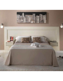 TESTATA LETTO LACCATO MATRIMONIALE CON DUE COMODINI CON UN CASSETTO