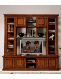 LIBRERIA MASSELLO 8 PORTE E VANI A GIORNO CON VANO TV