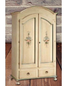 ARMADIO LACCATO E DECORATO