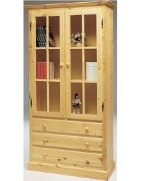 LIBRERIA 2 ANTE E 3 CASSETTI