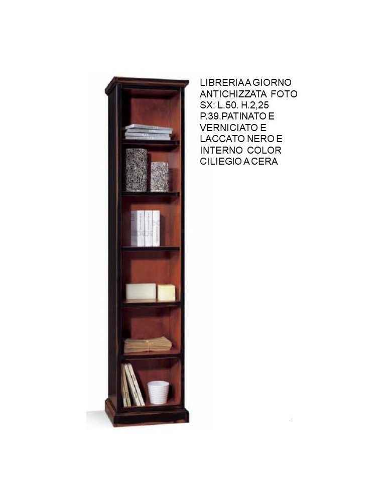 LIBRERIA A GIORNO ANTICHIZZATA