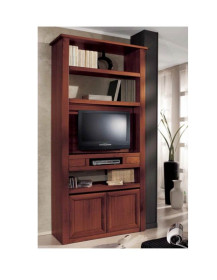 LIBRERIA LINEARE PER TV CON APERTURA FRONTALE LATO TV