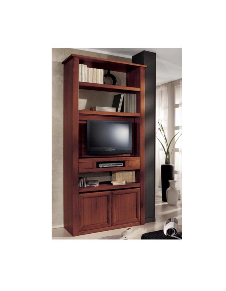 LIBRERIA LINEARE PER TV CON APERTURA FRONTALE LATO TV