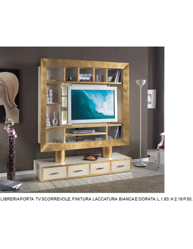 LIBRERIA PORTA  TV SCORREVOLE