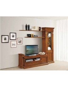 LIBRERIA CON CORPO AVANZATO PICCOLA  PIU' VANO TV