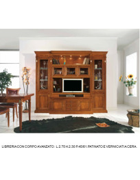 LIBRERIA CON CORPO AVANZATO CON FARETTI