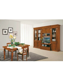 LIBRERIA CON CORPO AVANZATO E TAVOLO