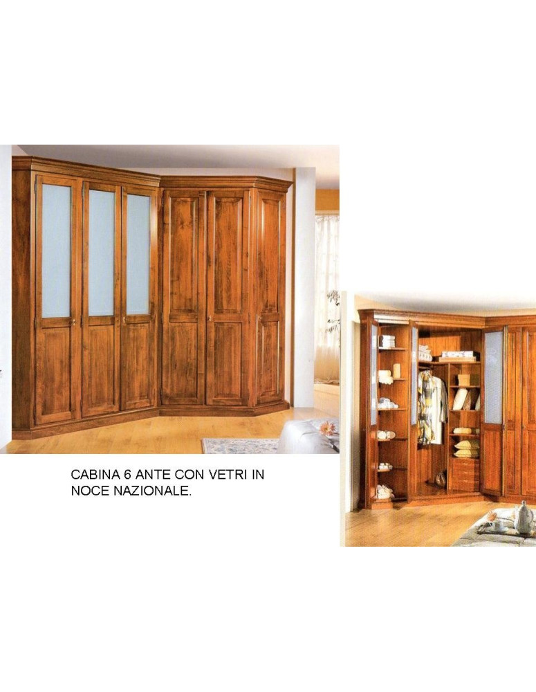 CABINA MASSICCIA CON VETRI SATINATI