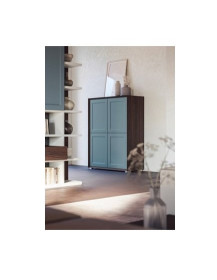 LIBRERIA CON MADIA ALTA E MADIA BASSA