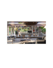 LIBRERIA BIFACCIALE LINEARE