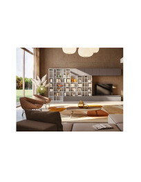 LIBRERIA LINEARE E MADIA