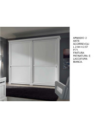 ARMADIO 2 ANTE SCORREVOLI LACCATO