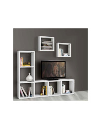 PORTA TV BIANCO FRASSINATO