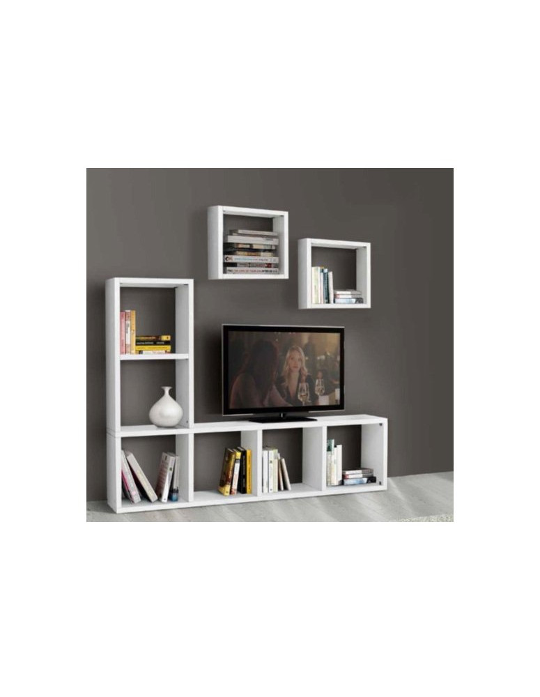 PORTA TV BIANCO FRASSINATO