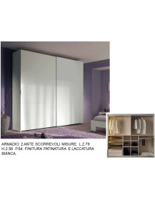 ARMADIO 2 ANTE SCORREVOLI