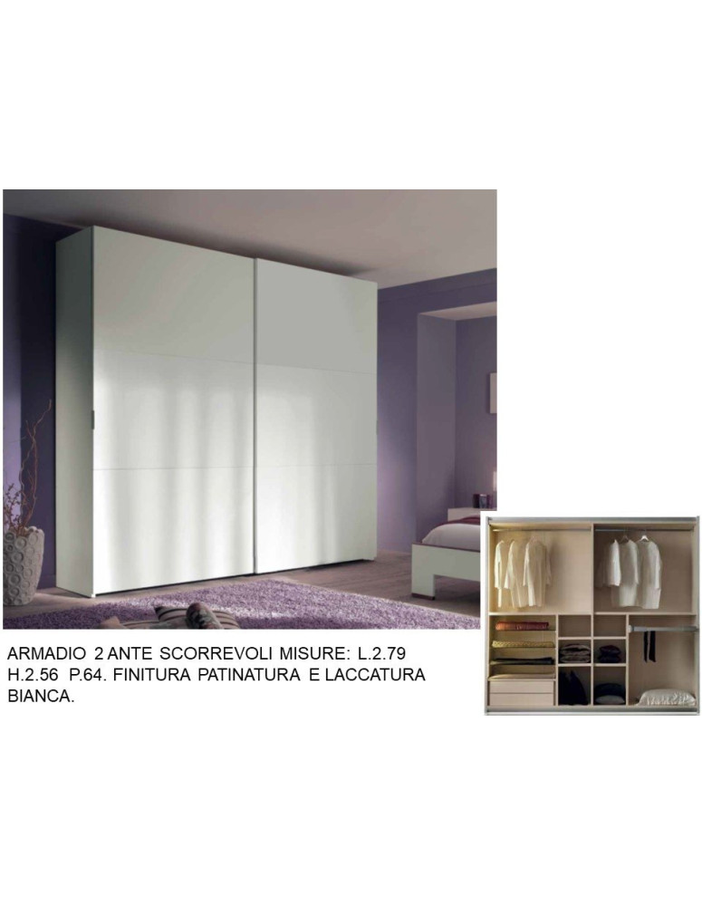 ARMADIO 2 ANTE SCORREVOLI