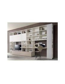 LIBRERIA CON VANI A GIORNO E CORPO AVANZATO MODERNO