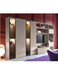 LIBRERIA CON ANTE,RIBALTE E ANTE A SMOKY