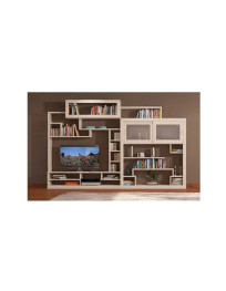 LIBRERIA SOGGIORNO CON VANO TV