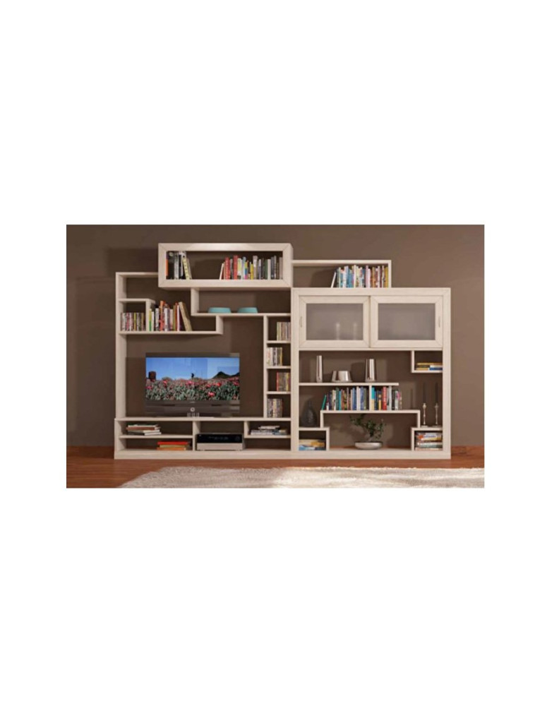 LIBRERIA SOGGIORNO CON VANO TV