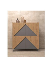 MADIA CON 4 ANTE  COLORE CORDA E ANTRACITE