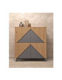 MADIA CON 4 ANTE  COLORE CORDA E ANTRACITE