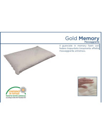 GUANCIALE GOLD MEMORY MASSAGGIANTE