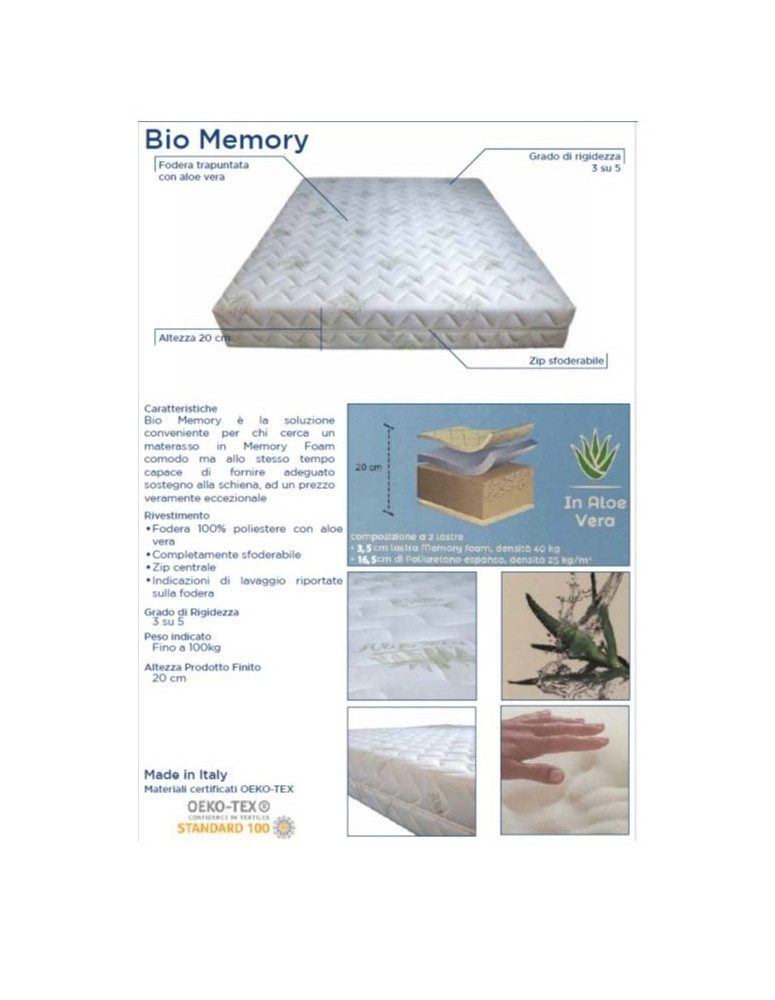MATERASSO BIO MEMORY