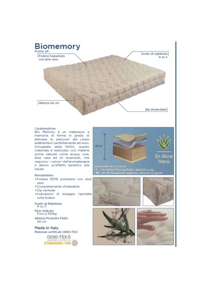 MATERASSO BIO MEMORY