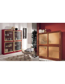 MOBILI CON ANTE SCORREVOLI CON PANNELLI LACCATI NEI COLORI DI SERIE O IN VETRO