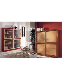 MOBILI CON ANTE SCORREVOLI CON PANNELLI LACCATI NEI COLORI DI SERIE O IN VETRO