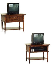 PORTA TV CON PORTA A RIBALTA