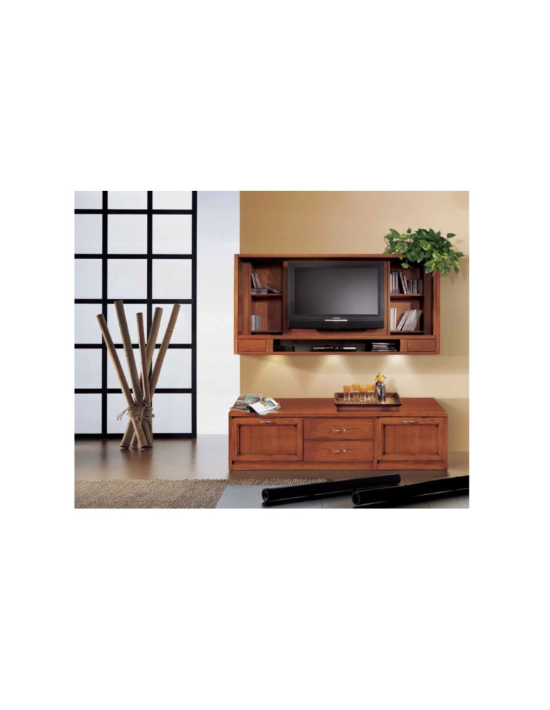 SOGGIORNO  CON ANTINE  LEGNO PIU CASSETTI